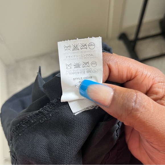 J. Crew Women Crepe Jumpsuit 0 Black Sleeveless V-Neck Minimalist Crop Ankle - Picture 10 of 11